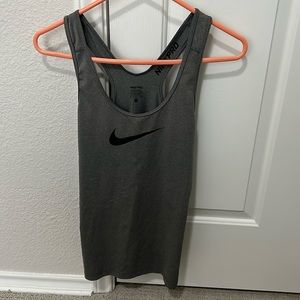 Gray Nike Racerback Tanktop S